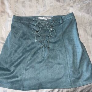 Suede Skirt